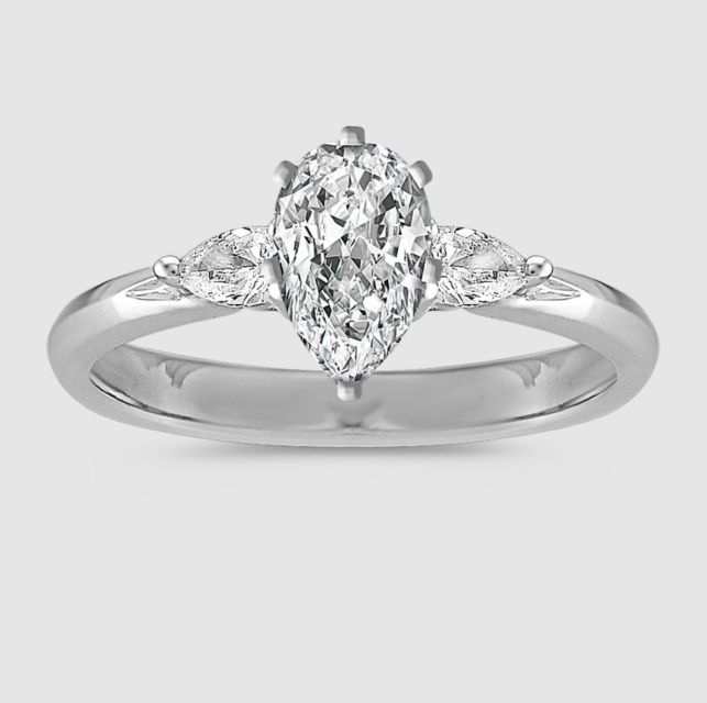 Three-Stone Engagement Ring, wedding ring
