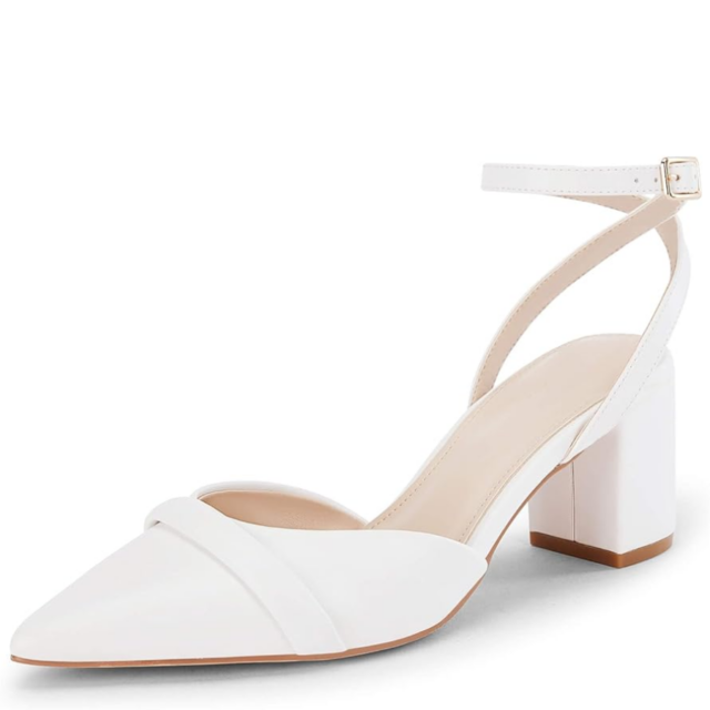 chunky heel, wedding shoe, 