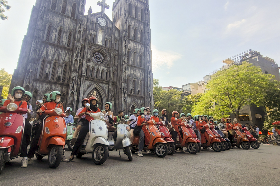 Hanoi, Vietnam, Vietnam activities, what to do in Hanoi, Vespa tour, St. Joseph Cathedral